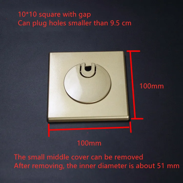 A white ABS plastic decorative ring sticker with 3M adhesive backing for covering wall holes.