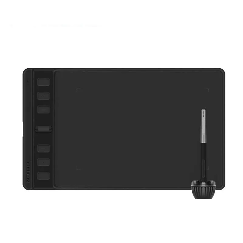 Hua Wang H641P drawing tablet with digital pen, available in black or cherry blossom pink with mobile connectivity