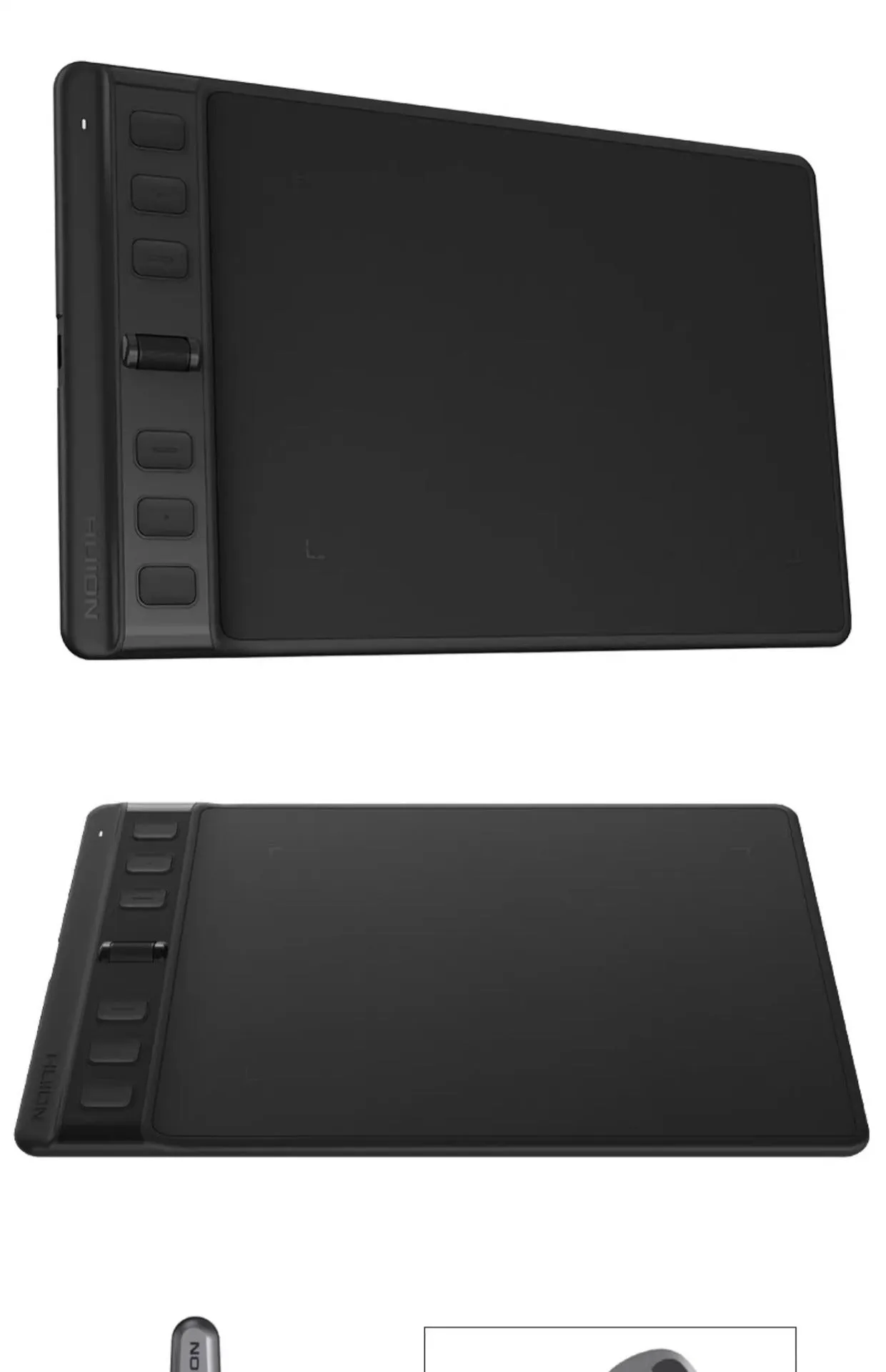 Hua Wang H641P drawing tablet with digital pen, available in black or cherry blossom pink with mobile connectivity