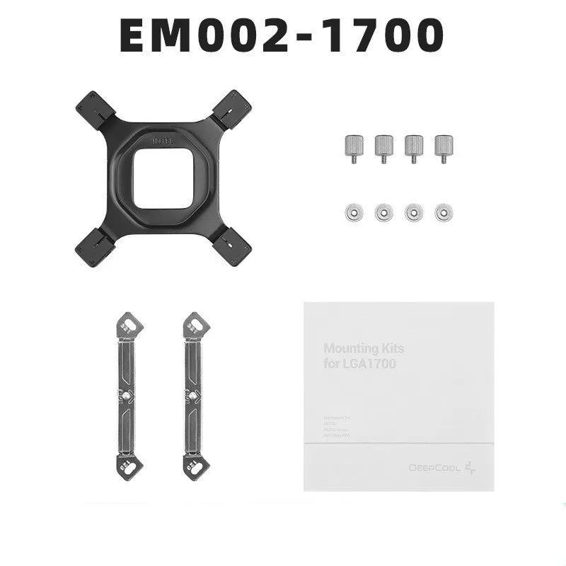 Intel LGA 1700 CPU water cooling radiator fastener kit with cleaning alcohol bag