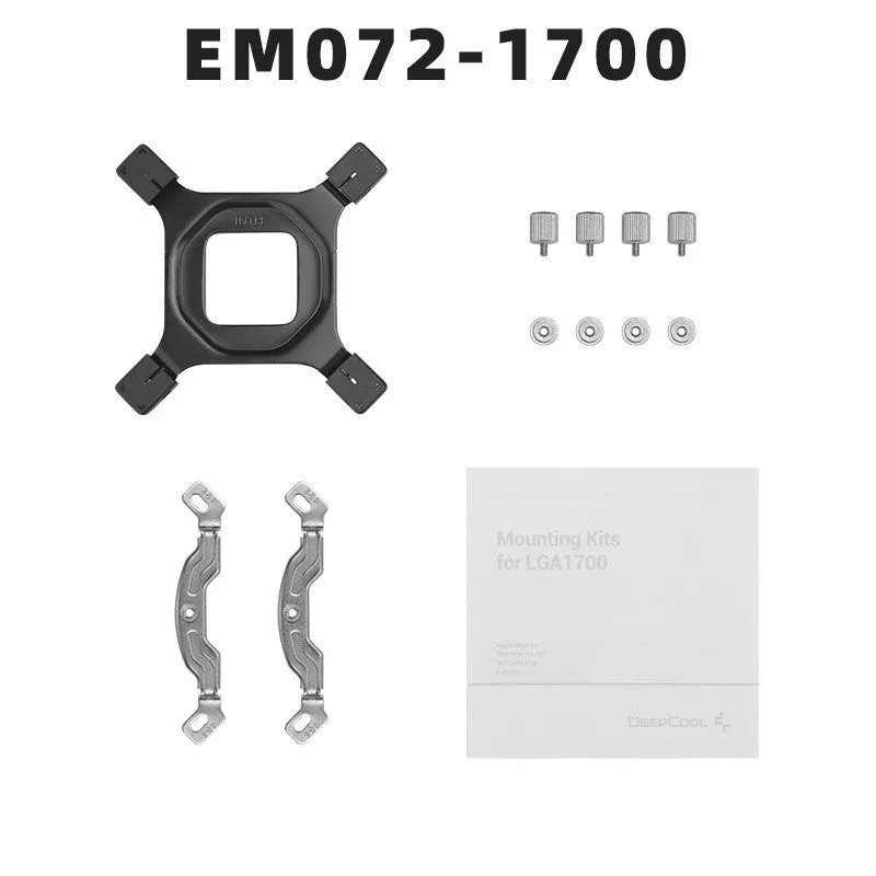Intel LGA 1700 CPU water cooling radiator fastener kit with cleaning alcohol bag
