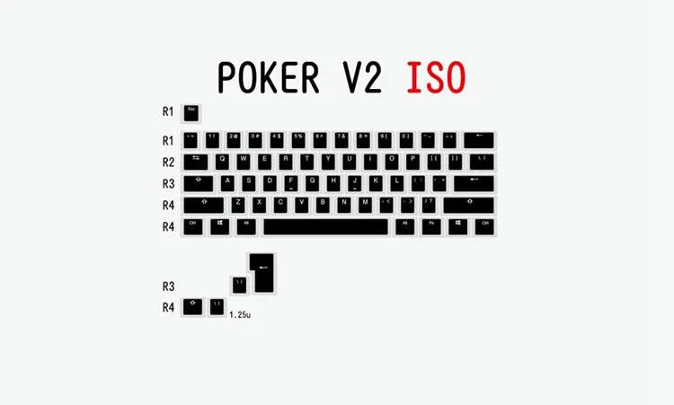 Black and white PBT doubleshot Pudding V2 keycap set for mechanical keyboards with enhanced backlight visibility