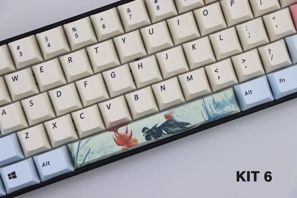 Cherry profile 6.25U PBT space bar keycap with dye sublimation printing