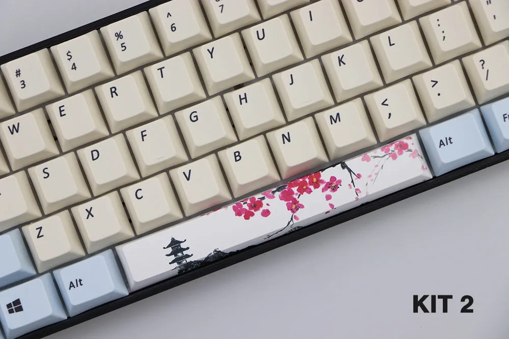 Cherry profile 6.25U PBT space bar keycap with dye sublimation printing