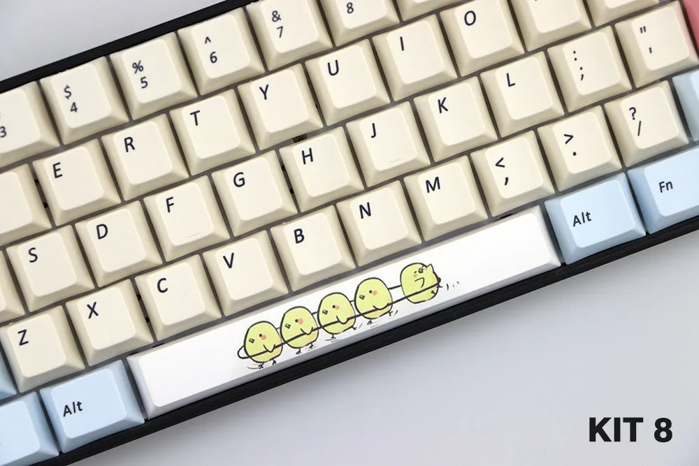 Cherry profile 6.25U PBT space bar keycap with dye sublimation printing