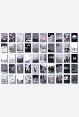 Japanese paper stickers for hand account collage measuring 4x6cm with 50 different patterns