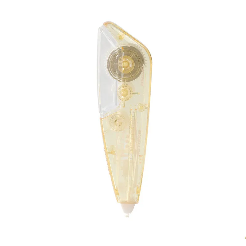 Refill correction tape with transparent cartridge in four colour options for student and office use
