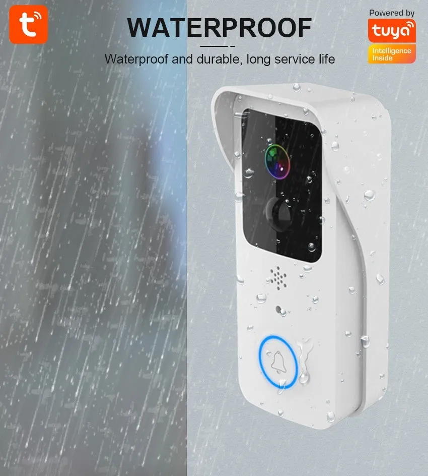 Smart home waterproof HD visual doorbell for outdoor security