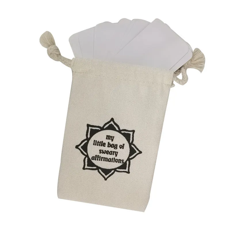 16 funny affirmation cards with healing design in greeting card bag size