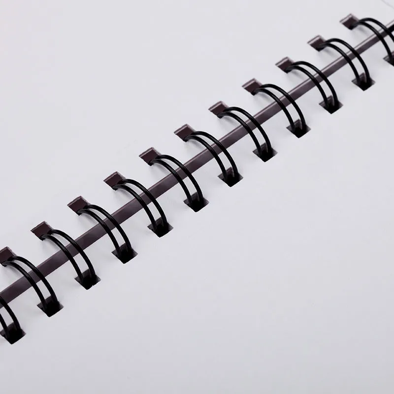 Artist sketchbook with coil binding and colour lead drawing paper in A4 size