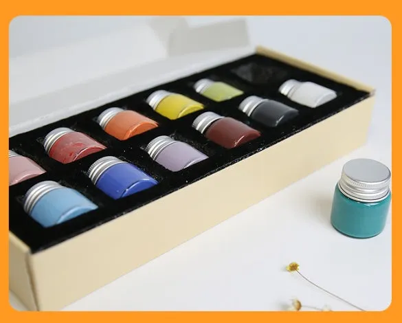Three 25g tubes of Morandi colour high temperature pottery glaze for ceramic painting.