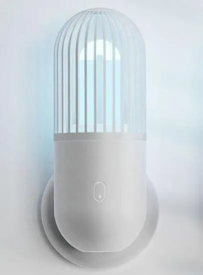 Portable capsule-shaped ultraviolet UVC disinfection lamp in choice of colours.