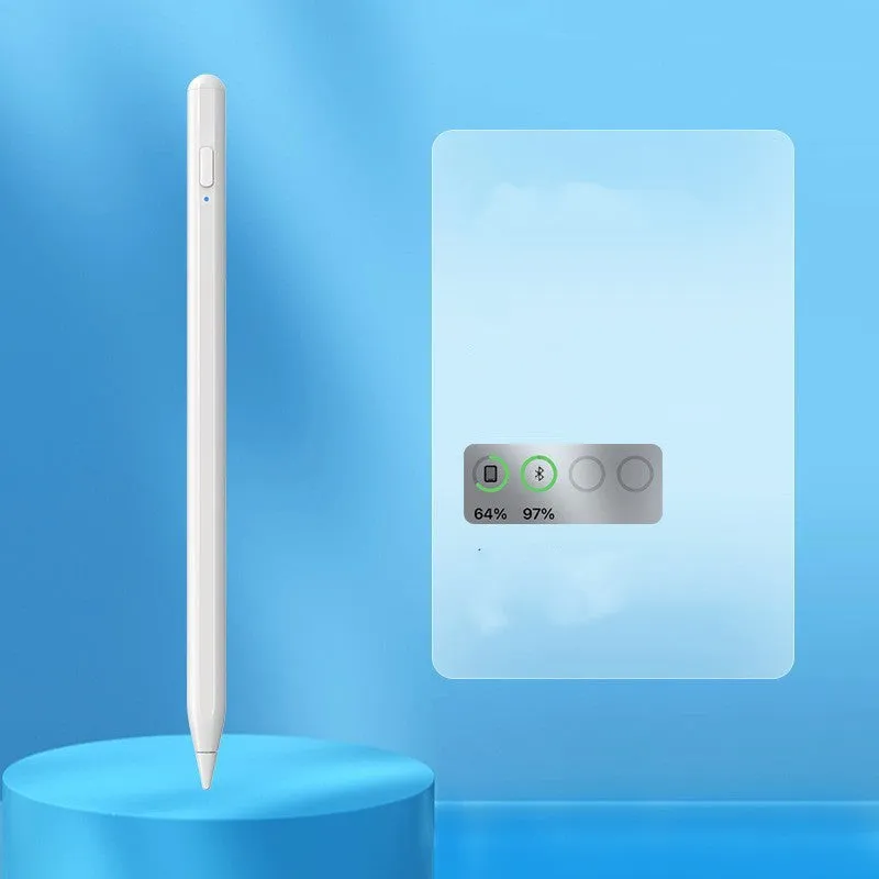 Magnetic charging capacitive stylus for iPad with real-time power display and original pen tip
