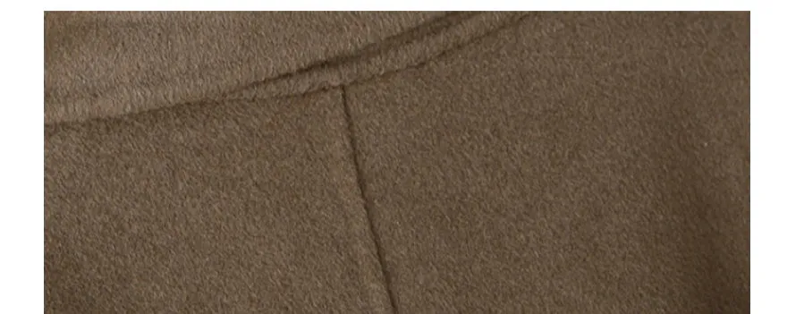 Long men's wool coat with suit collar in black or caramel colour options