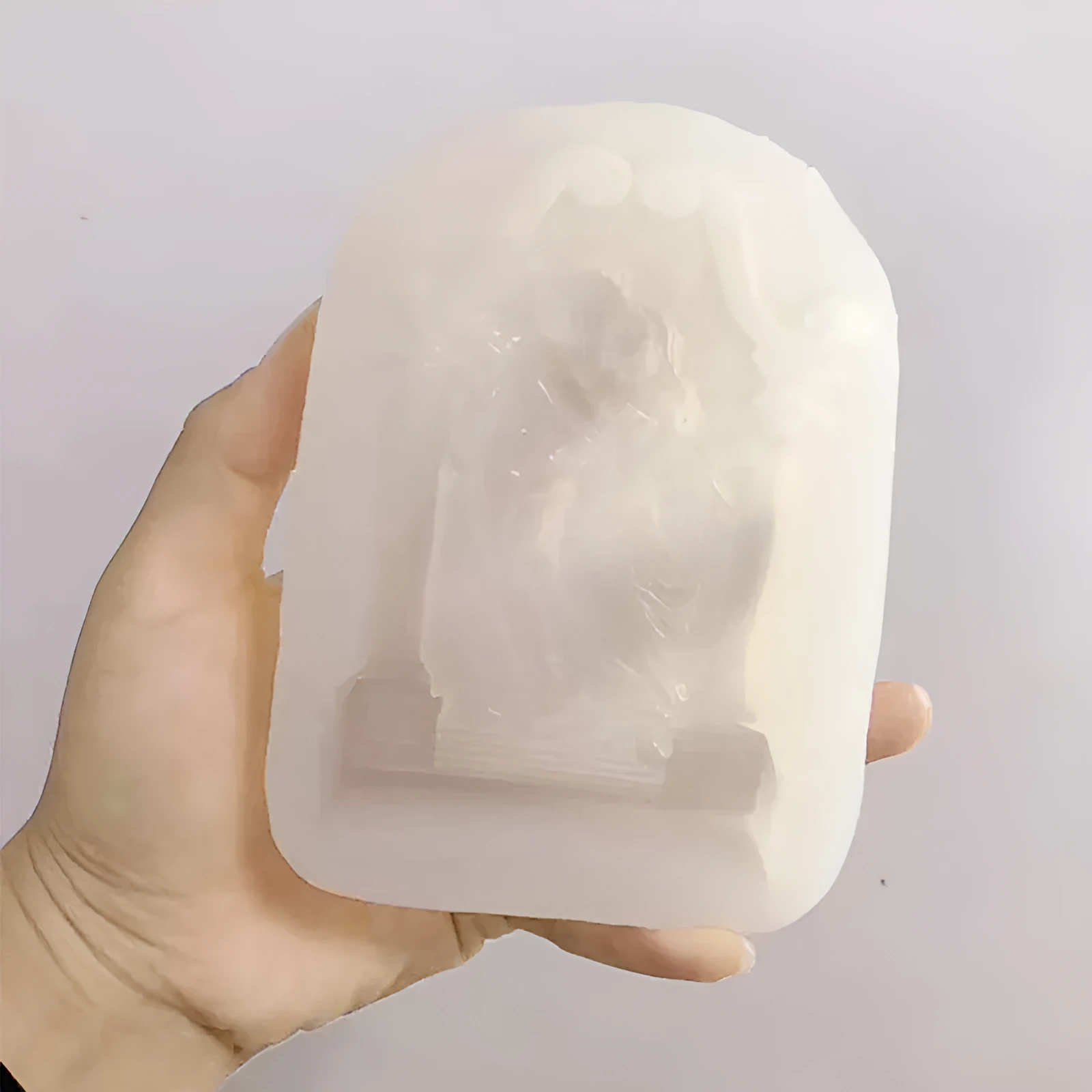 Ancient Greek couple angel design silicone cake and craft mold T67.