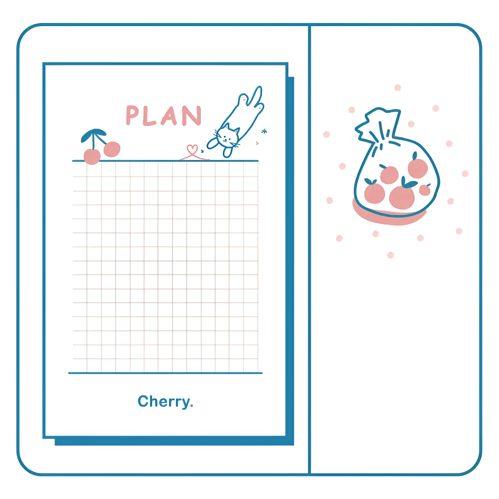 Eight design countdown notes notepad collection measuring 65x100mm with fifty pages