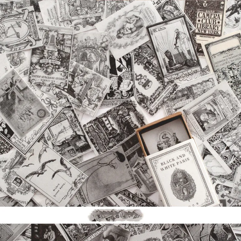 35x50mm retro paper notebook with vintage-themed cover design options