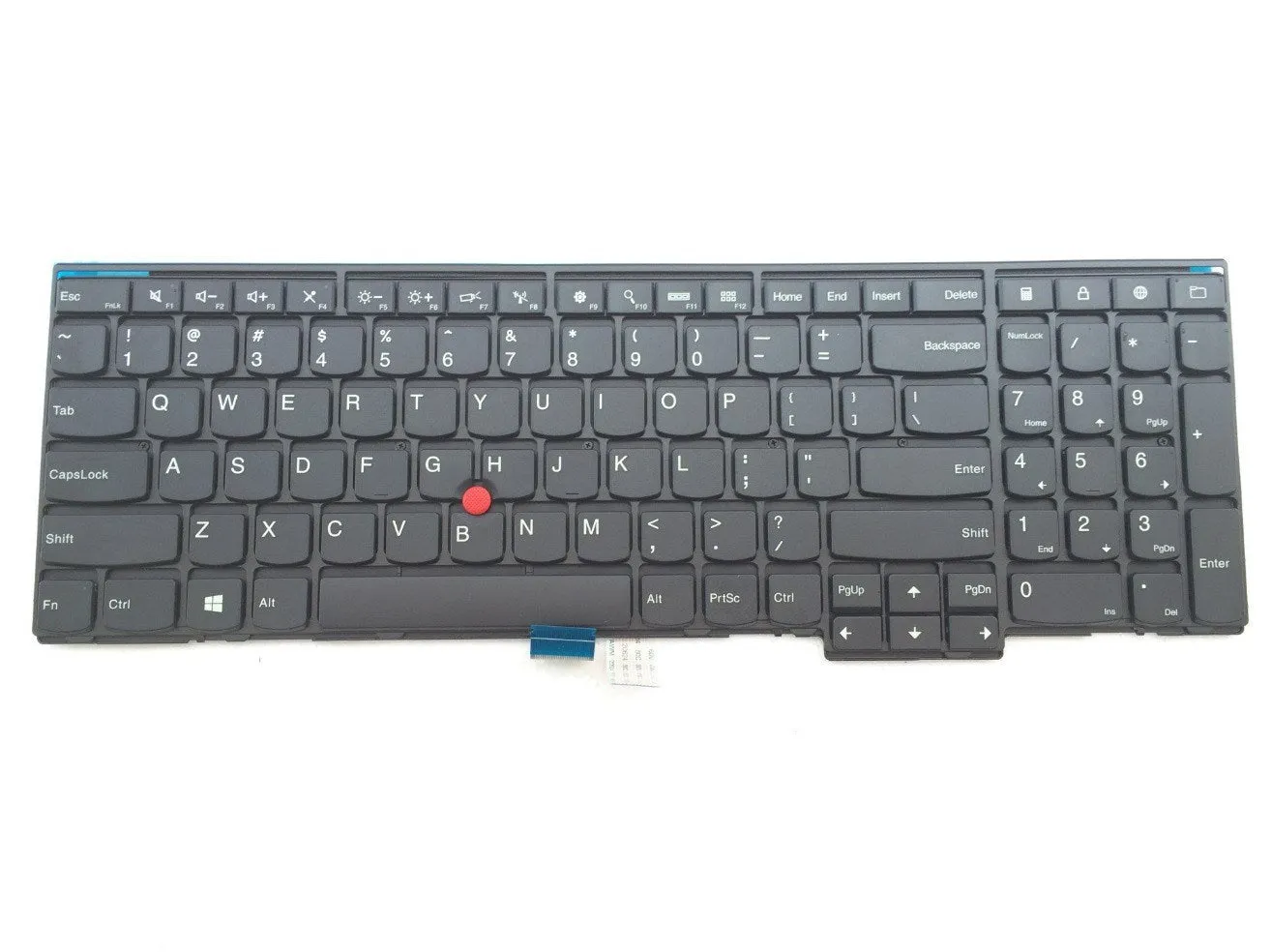 Black Lenovo E531 laptop replacement USB keyboard for W541 T550 W550s models