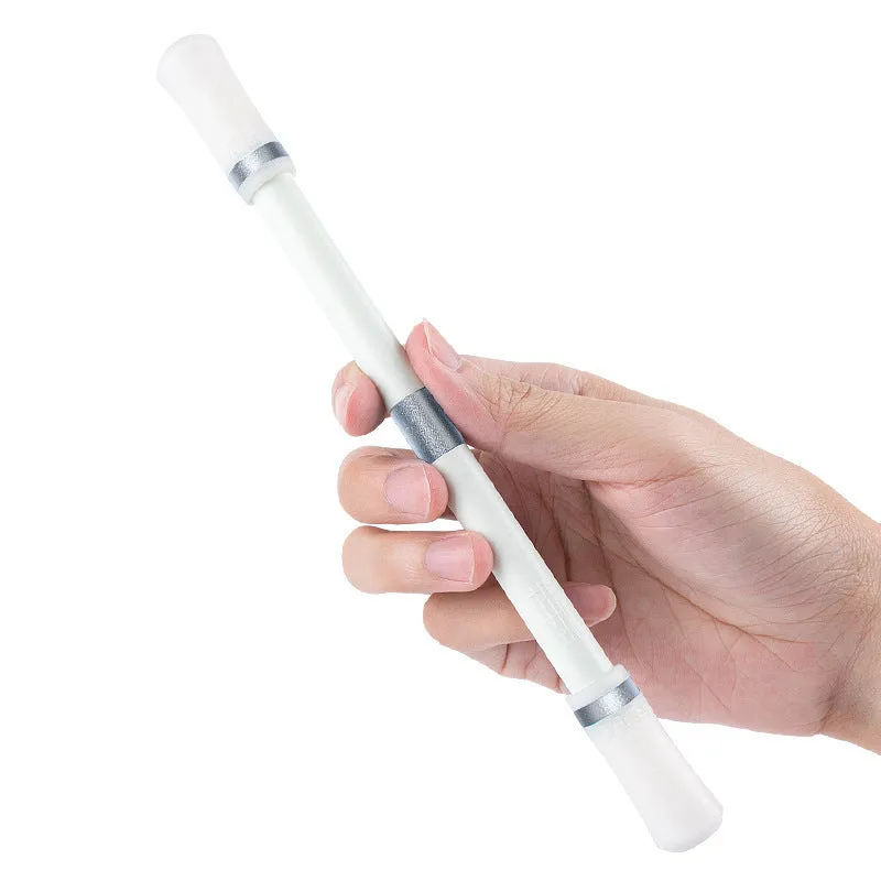 Pen Spinning ABS practice pen in black with 22cm length on plain background