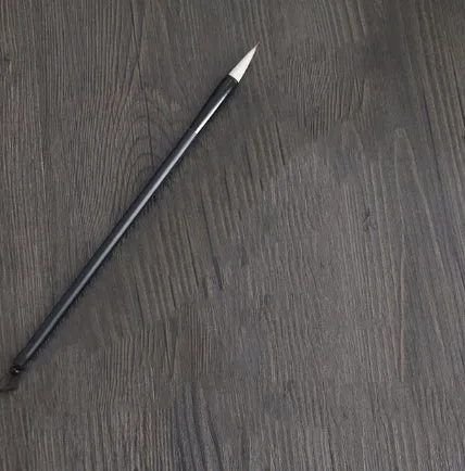23cm student calligraphy brush with steel barrel and traditional brush design