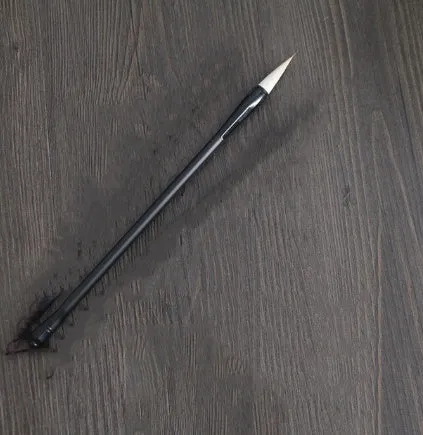 23cm student calligraphy brush with steel barrel and traditional brush design